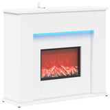Fireplace with LED Strip White 63 x 20 x 54.5 cm 8021095