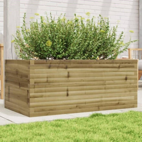 ZNTS Garden Planter 110x60x46 cm Impregnated Wood Pine 3282463