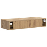 Wall-Mounted Side Table Artisan Oak 87.5 x 34.5 x 17 cm 899184
