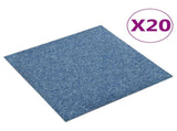 Carpet 20 pcs Blue 50 x 50 cm 100% Polypropylene 42046751