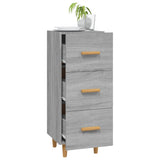 Sideboard Grey Sonoma 34.5x34x90 cm Engineered Wood 817409