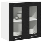 Hanging Cabinet Black Oak 60 x 31 x 60 cm Engineered Wood 863152