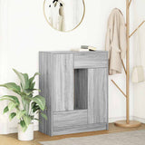 Sideboard with Drawers and Doors Grey Sonoma 73x31x90 cm 861855