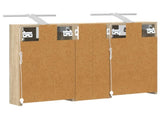 Bathroom Cabinet Set 3 pcs 80 x 10.5 x 50 cm Engineered wood 3403658