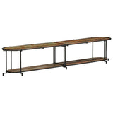 TV Cabinet 200x42x40 cm Solid Wood Reclaimed 4013496