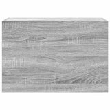 Bathroom Wall Cabinet Grey Sonoma 60x25x40 cm Engineered Wood 860072