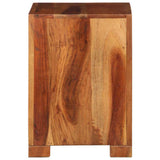 ZNTS Side Table 37x29x40 cm Solid Wood Acacia 4102377