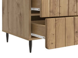Bedside Cabinet Artisan Oak 43x 41 x 68 cm Engineered Wood 894334