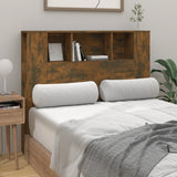 Headboard Cabinet Smoked Oak Engineered wood Medium 817267