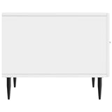 Coffee Table High Gloss White 49 x 50 x 40 cm Engineered Wood 894969
