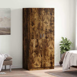 Wardrobe Smoked Oak 80x50x180 cm Engineered Wood 815351