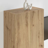 TV Wall Cabinet Artisan Oak 59.5 x 31 x 80 cm Engineered Wood 892368
