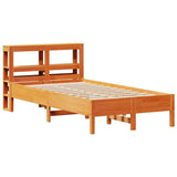Bed Frame without Mattress Wax Brown 120x200 cm Solid Wood Pine 3306152