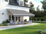 98.4"D x 117"W x 59"H Retractable Awning Grey 79175218