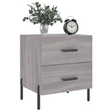 Bedside Cabinet Grey Sonoma 40x35x47.5 cm Engineered Wood 827336