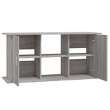Aquarium Stand Grey Sonoma 121x41x58 cm Engineered Wood 833621