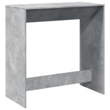 Bar Table Concrete Grey 102x50x103.5 cm Engineered Wood 854430