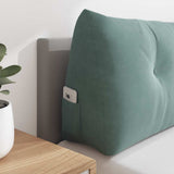 Back Pillow Sea Green 200 x 24 x 50 cm Velvet 42014613