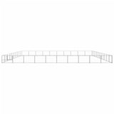 Dog Kennel Silver 100 m Steel 3082198