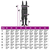 Chest Waders with Boots and Belt Dark Green Size 42 4016994