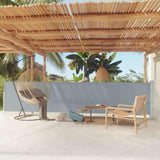 Patio Retractable Side Awning 117x600 cm Grey 317950