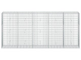 Gabion with 5 mm Wire and 5x10 cm Mesh 250x50x150 cm 3464759