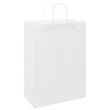 Paper Bags 250 pcs with Handles White 32x17x44 cm 4101622