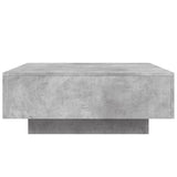 Coffee Table Concrete Grey 80x80x31 cm Engineered Wood 836584
