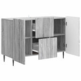 Sideboard Grey Sonoma 89 x 34.5 x 62 cm Engineered Wood 894431