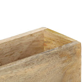 Magazine Wall Rack 30x11x72 cm Solid Mango Wood 286466