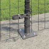 Welded Wire Fence with Concrete Base 10 x 1 m 3350910