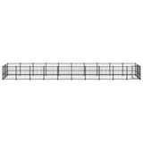 Outdoor Dog Kennel Steel 18.77 m 3124606
