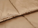 Full Year Duvet Gold 220 x 260 cm Satin and Microfiber 42025810