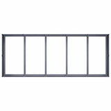 Planter Anthracite 200x80x40 cm Steel 860754