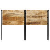 Headboard 160 cm Solid Wood Mango and Iron 4017552