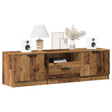 TV Cabinet Old Wood 140x35x40 cm Engineered Wood 856850