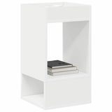 End Table 2 pcs White 30 x 30 x 56 cm Engineered Wood 890929