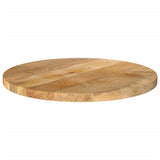 Table Top 60x2.5 cm Round Solid Wood Mango 370062
