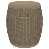 4-in-1 Garden Storage Box Light Brown Polypropylene 364156