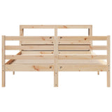 Bed Frame with Headboard without Mattress 150x200 cm King Size 3305945