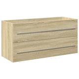 2 Piece Bathroom Furniture Set Sonoma Oak Engineered Wood 3325048