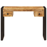 247400 Desk with 2 Drawers 110x50x77 cm Solid Mango Wood