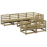8 Piece Garden Sofa Set Impregnated Wood Pine 3299345