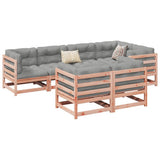 7 Piece Garden Sofa Set Solid Wood Douglas Fir 3299491