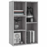 Book Cabinet/Sideboard Grey Sonoma 50x25x80 cm Engineered Wood 826612