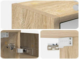 Bathroom Mirror Cabinet Sonoma Oak 73.5 x 16 x 62.5 cm 889177