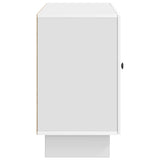 Sideboard High Gloss White 89 x 34.5 x 60 cm Engineered Wood 893969