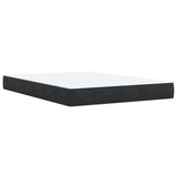 Box Spring Bed with Mattress Black 160x200 cm Faux Leather 3286128