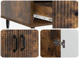 Sideboard Smoked Oak 66 x 34.5 x 95 cm Engineered Wood 894900