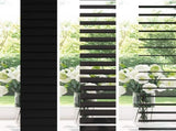 Venetian Blind Black 120 x 160 cm 35 mm Solid Paulownia Wood 42015495